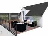 projet renovation petite maison vannes vue 3d terrasse bis